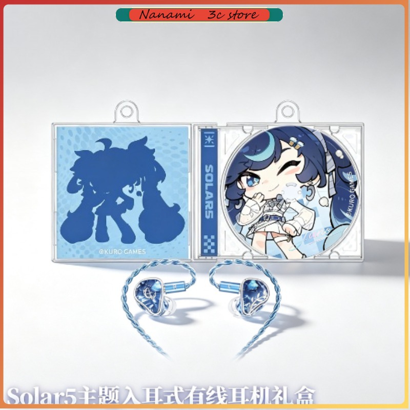 Anime Merchandise Gift - Pre-sale Wuthering Waves Solar5 Uno Earphones