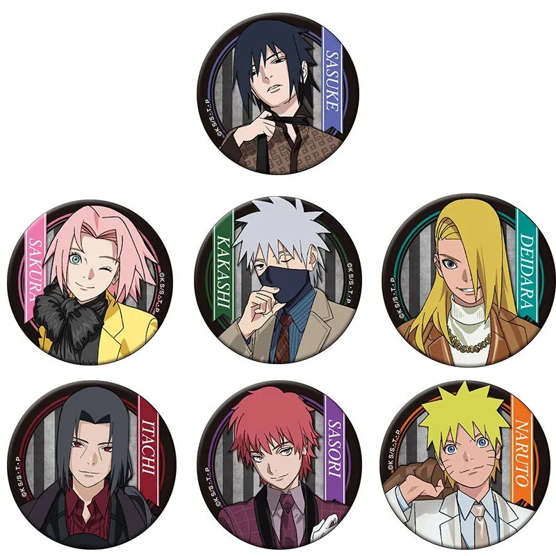 Naruto Sasuke Anime Badge Pin  - đánh giá và giá Anime Merchandise Ideas