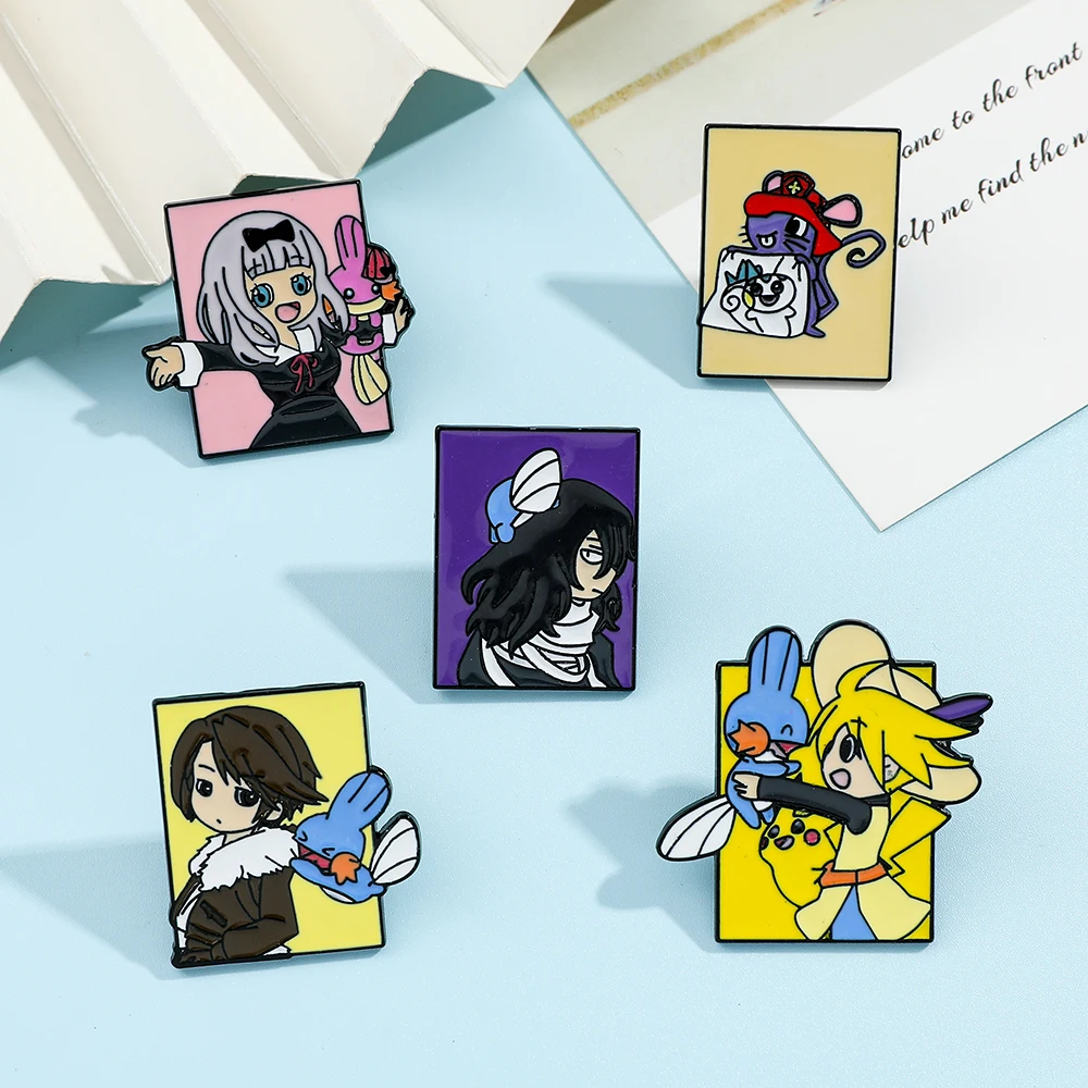 5 Pcs Pokémon Anime Characters - đánh giá và giá Enamel Pin Set