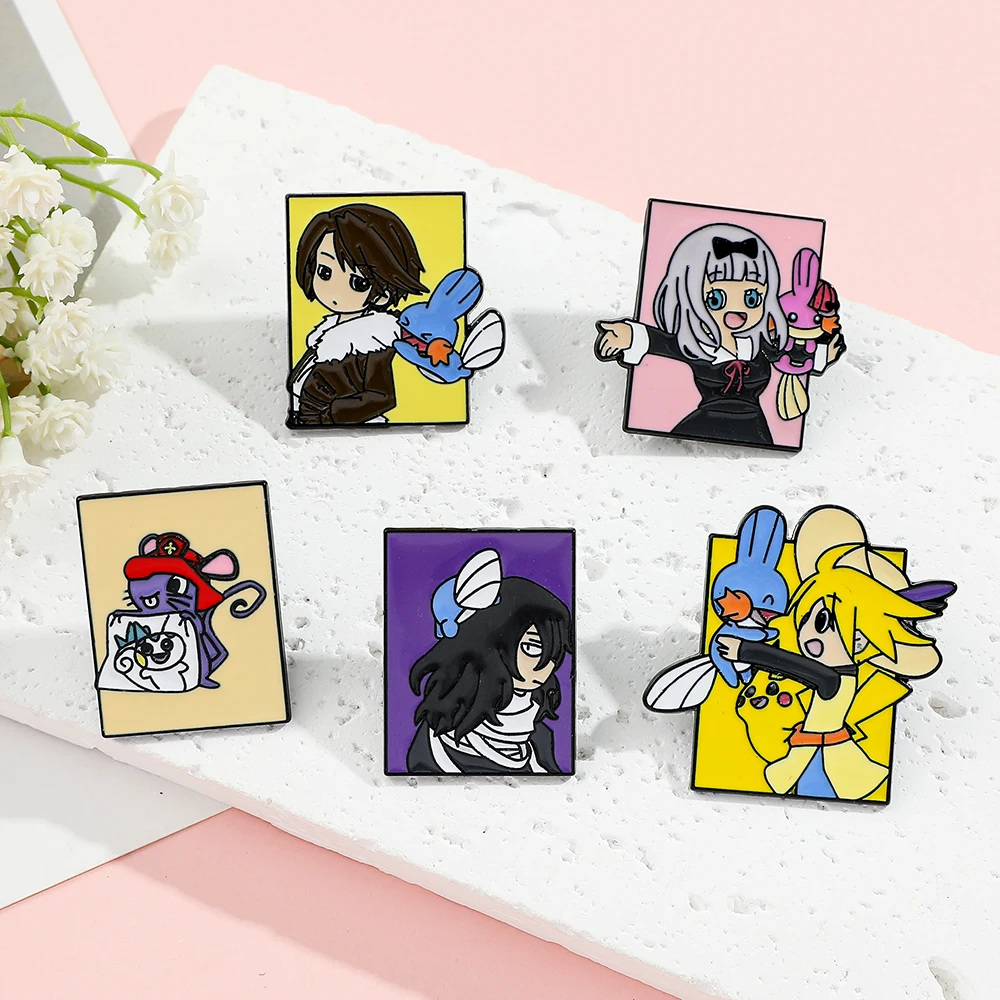 5 Pcs Pokémon Anime Characters - đánh giá và giá Enamel Pin Set