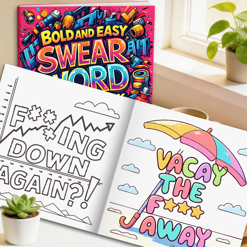 Adult Coloring Book with Witty - đánh giá và giá Art Book Illustration