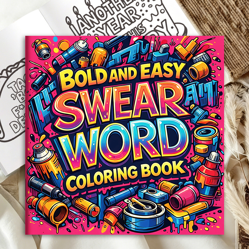 Adult Coloring Book with Witty - đánh giá và giá Art Book Illustration