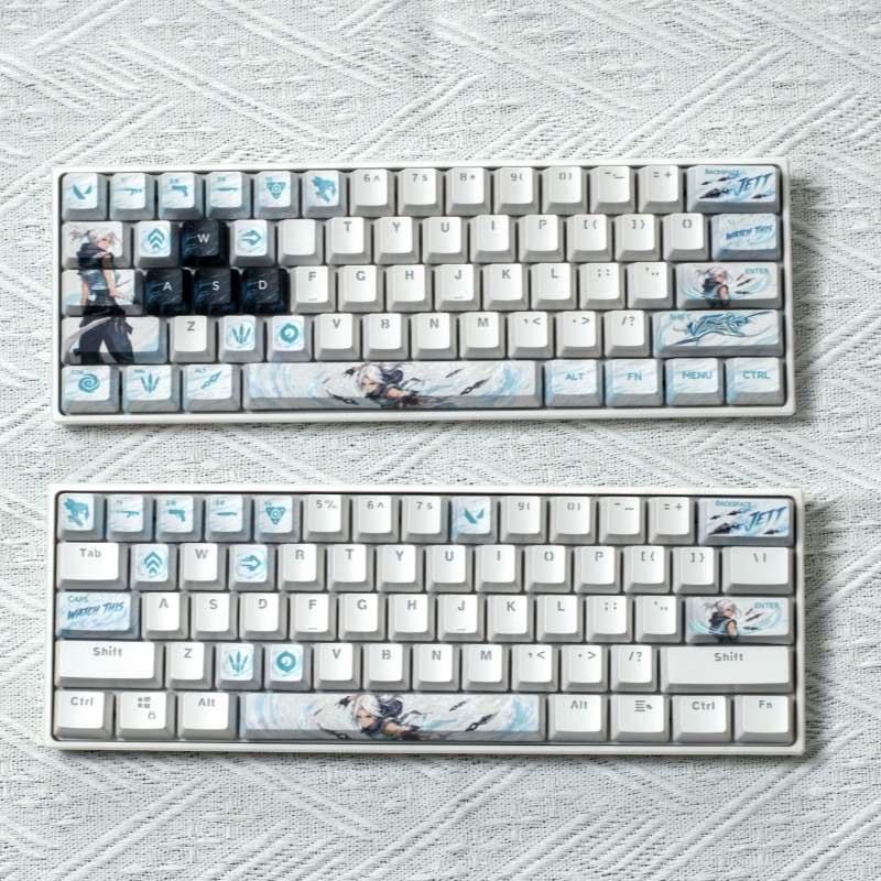 Valorant Keycaps 29 Keys Pbt A - đánh giá và giá Keycap Artisan Anime