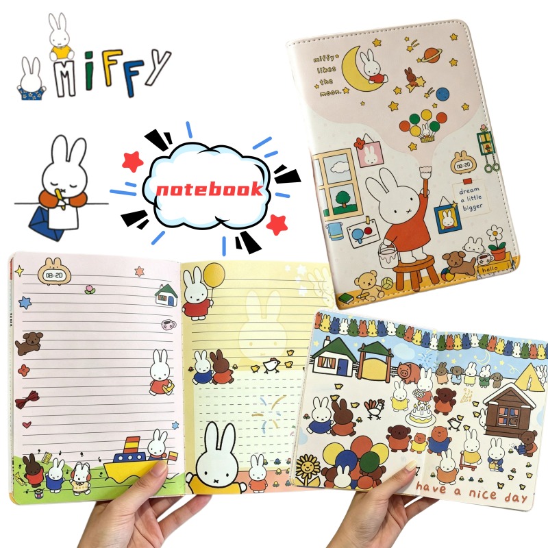 New B6 Miffy Cute Notebook Ill - đánh giá và giá Art Book Illustration