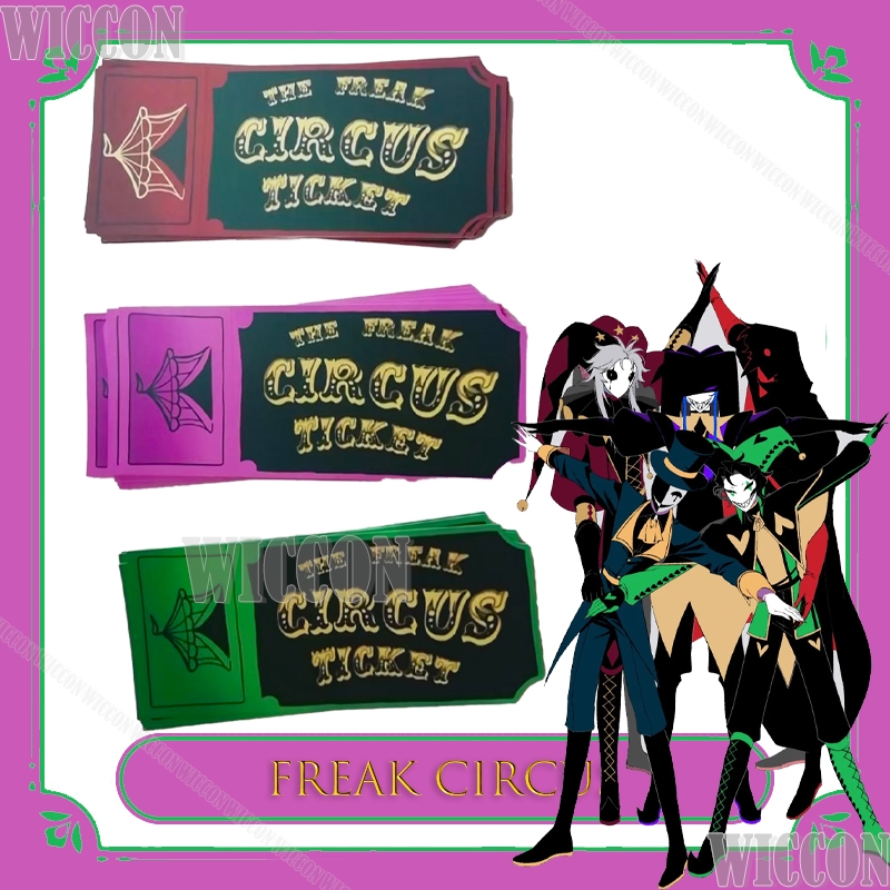 Freak Circus Ticket Card Red G - đánh giá và giá Anime Merchandise In Japanese