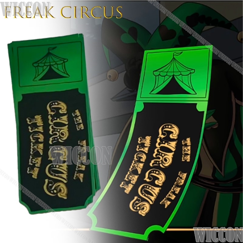 Freak Circus Ticket Card Red G - đánh giá và giá Anime Merchandise In Japanese