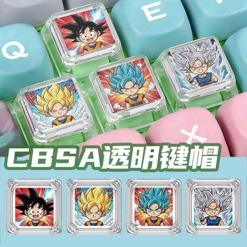 Dragon Ball Super Saiyan Carto - đánh giá và giá Keycap Artisan Anime