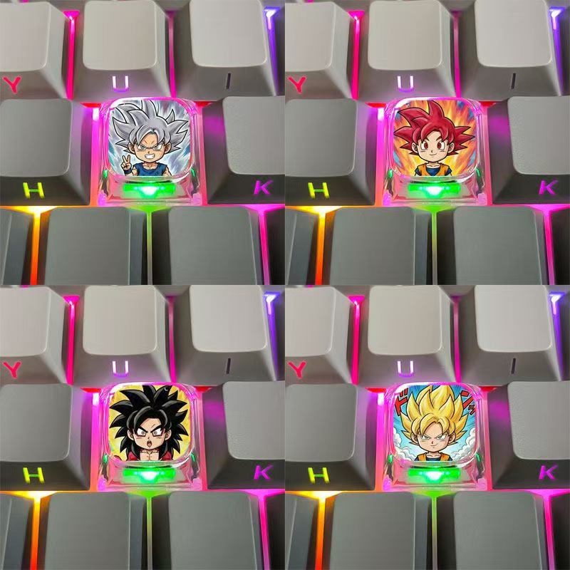Dragon Ball Super Saiyan Carto - đánh giá và giá Keycap Artisan Anime