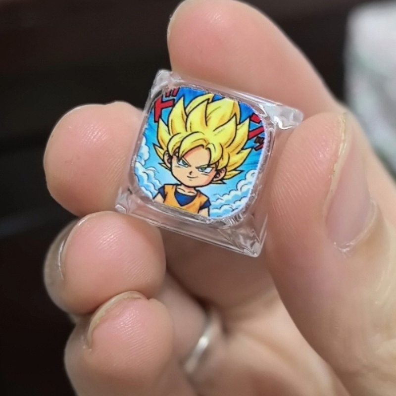 Dragon Ball Super Saiyan Carto - đánh giá và giá Keycap Artisan Anime