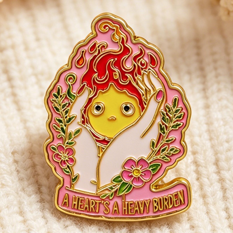 A HEART'S A HEAVY BURDEN Ename - đánh giá và giá Enamel Pin Set