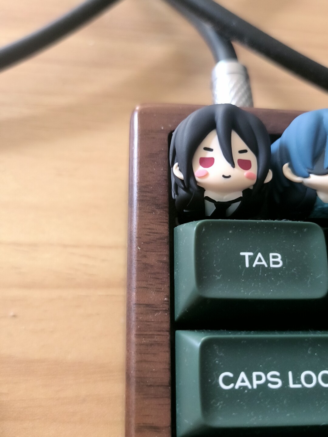 Kawaii Resin Keycap Anime Blac - đánh giá và giá Keycap Artisan Anime