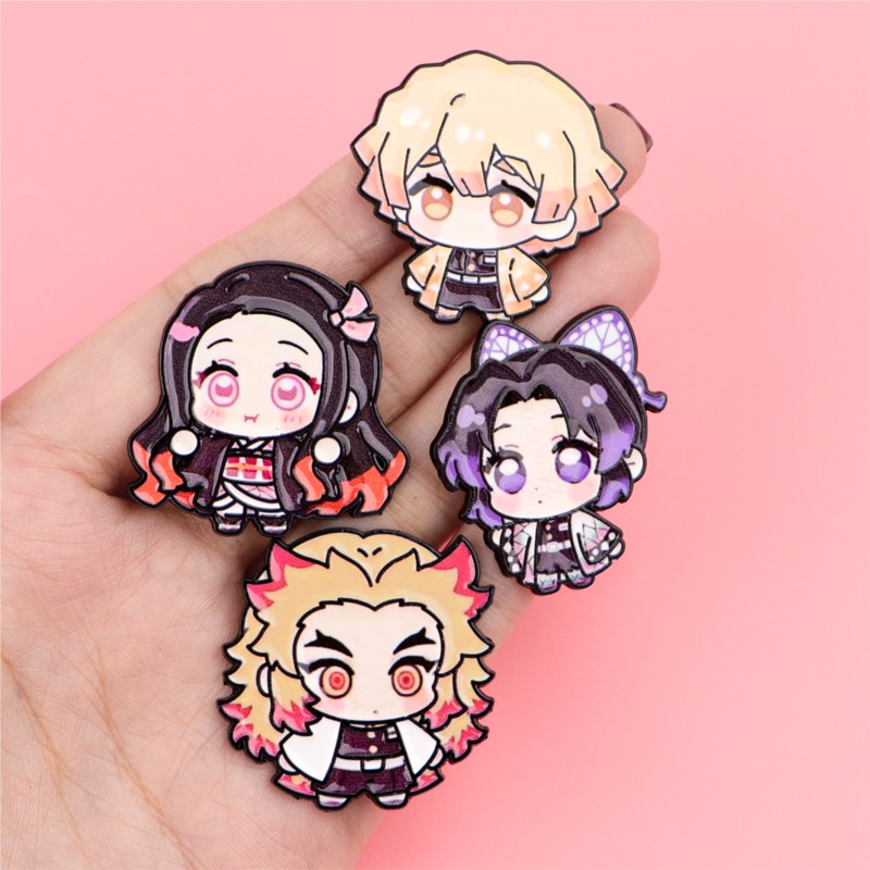 Cute Q Version Kimono Cartoon  - đánh giá và giá Enamel Pin Set