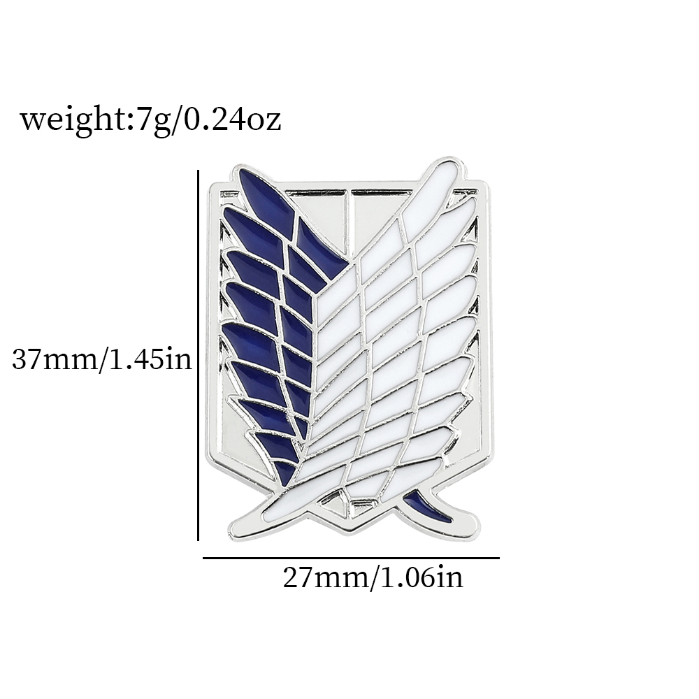 Anime Attack on Titan Enamel B - đánh giá và giá Enamel Pin Set