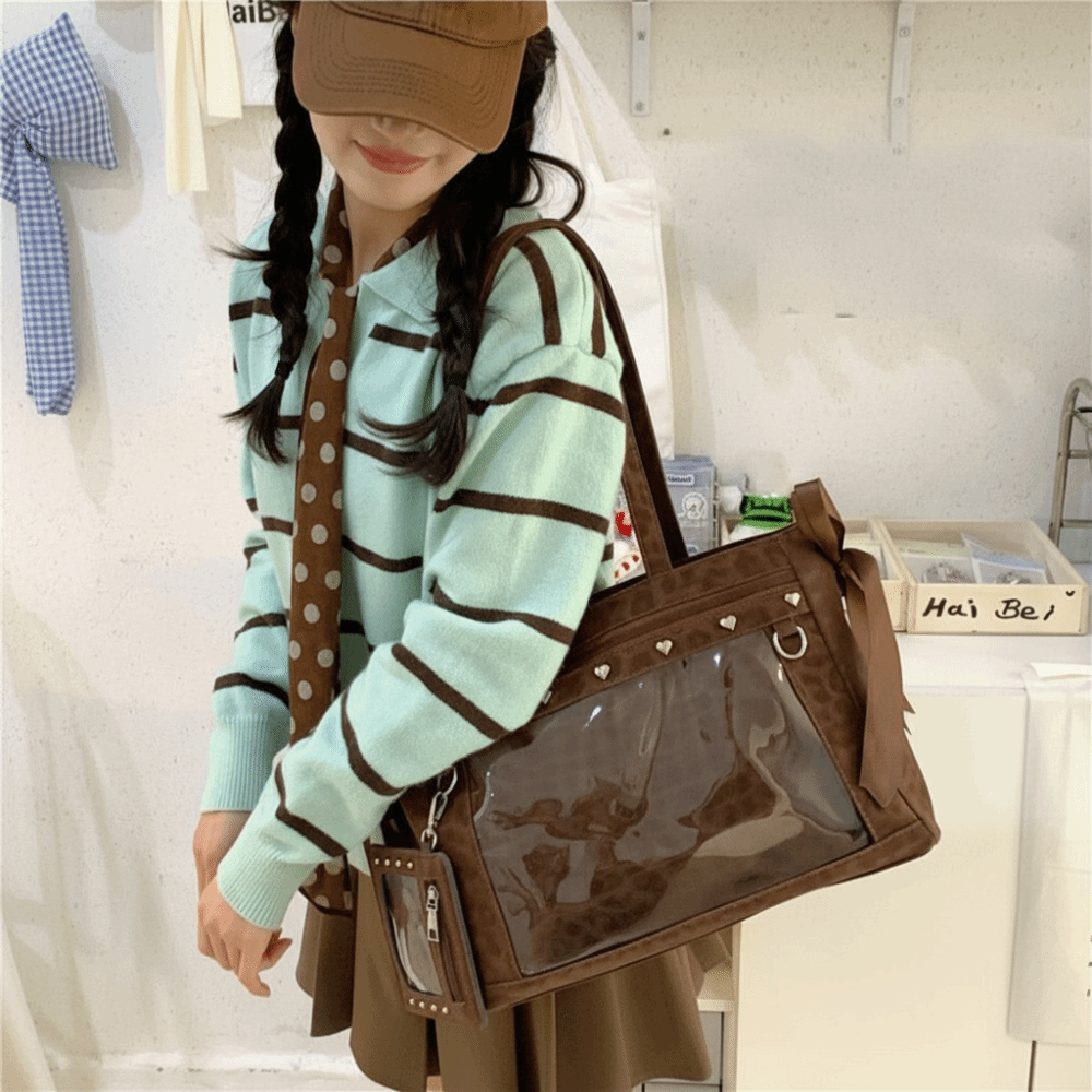 Harajuku Bow Rivet Itabag Y2K  - đánh giá và giá Anime Merchandise Women