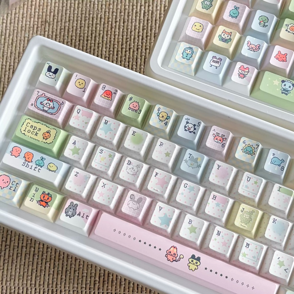 Anime Electronic Pet Keycaps S - đánh giá và giá Keycap Artisan Anime