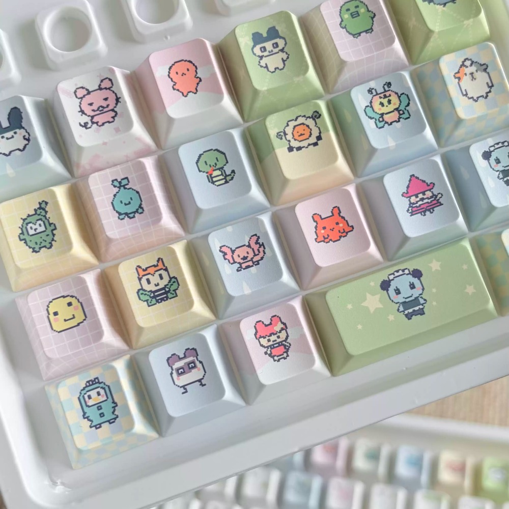 Anime Electronic Pet Keycaps S - đánh giá và giá Keycap Artisan Anime