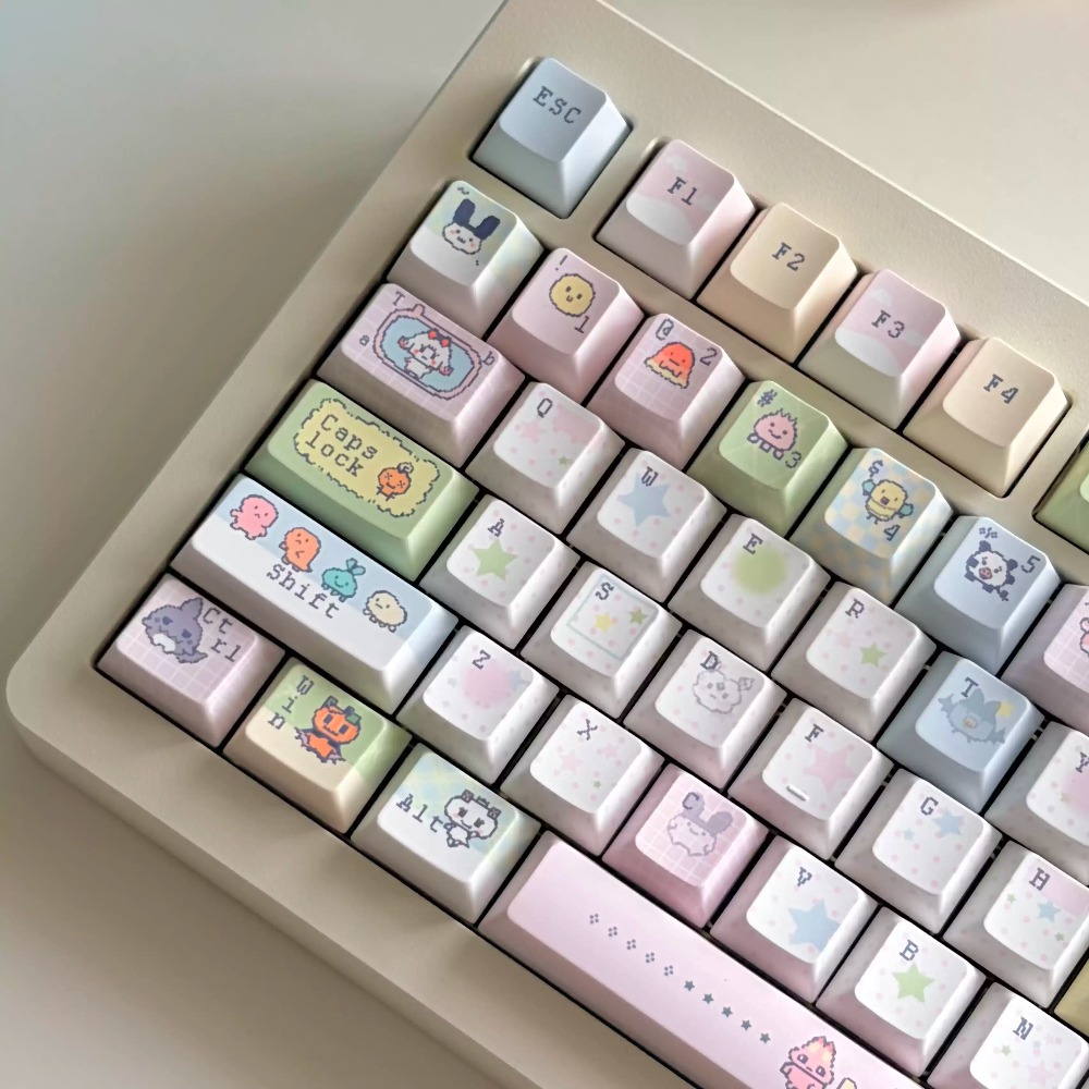 Anime Electronic Pet Keycaps S - đánh giá và giá Keycap Artisan Anime