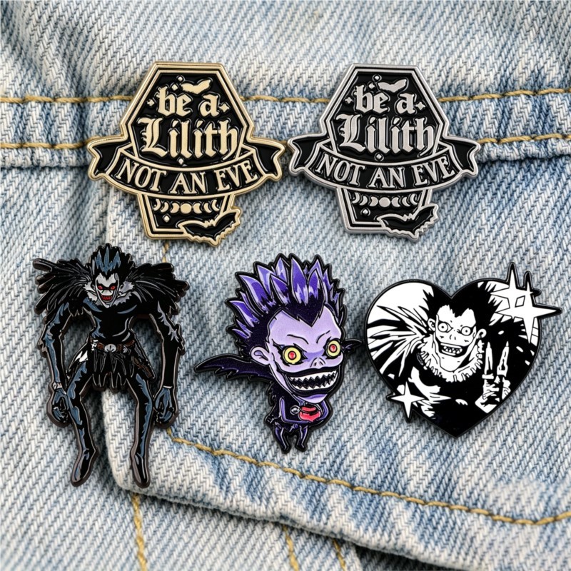 Cute Gothic Dark Demon Monster - đánh giá và giá Enamel Pin Set