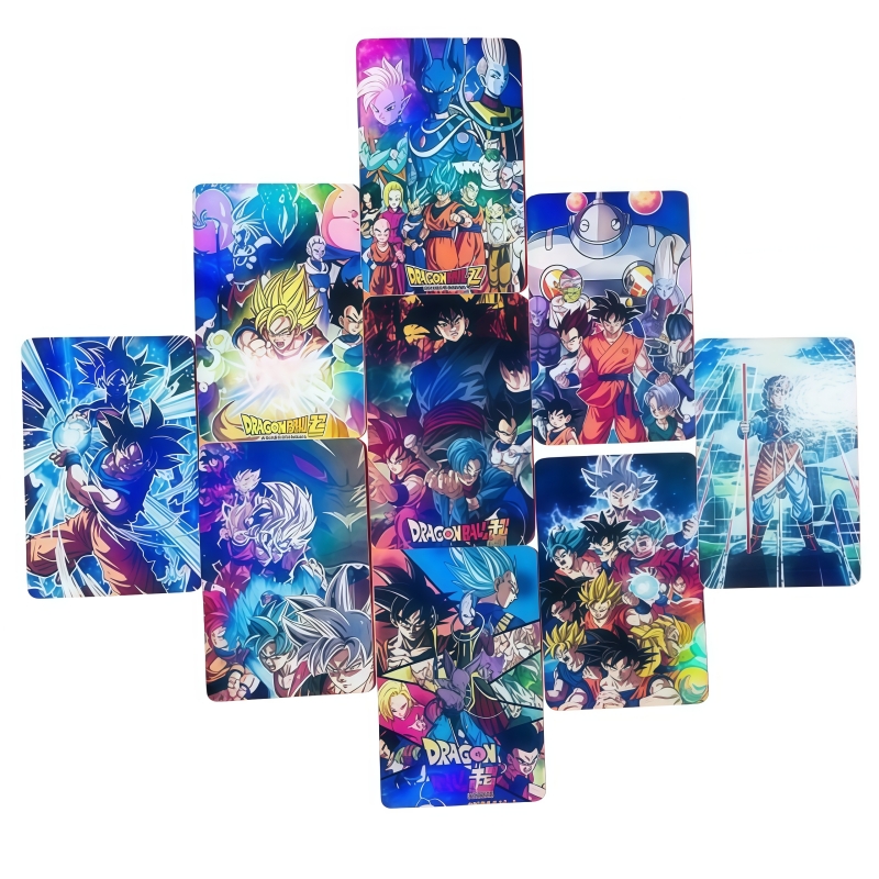50pcs Dragon Ball holographic  - đánh giá và giá Anime Merchandise Box