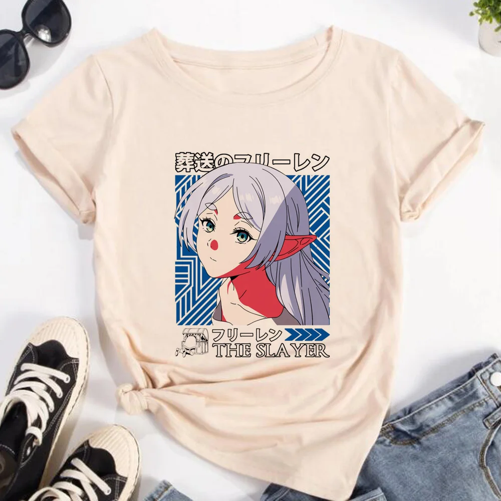 Frieren Tshirt Women Streetwea - đánh giá và giá Frieren Anime Merchandise